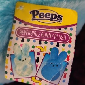 NWT Peeps Reversible Plush Bunny